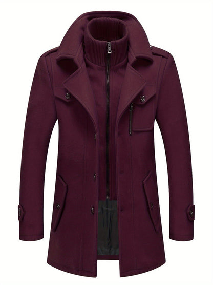 Men's Versatile Fleece Single-Breasted Coat – view 17