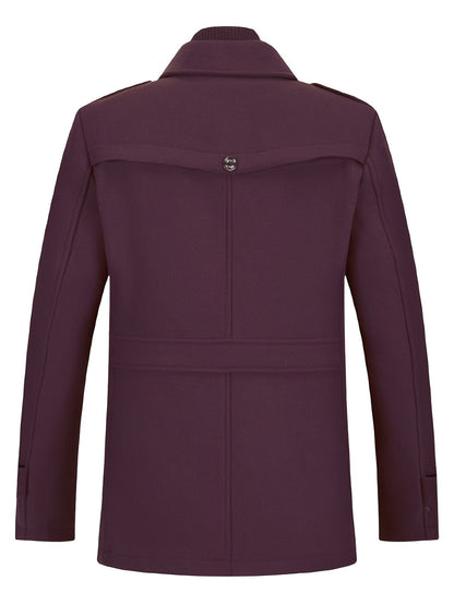 Men's Versatile Fleece Single-Breasted Coat – view 18