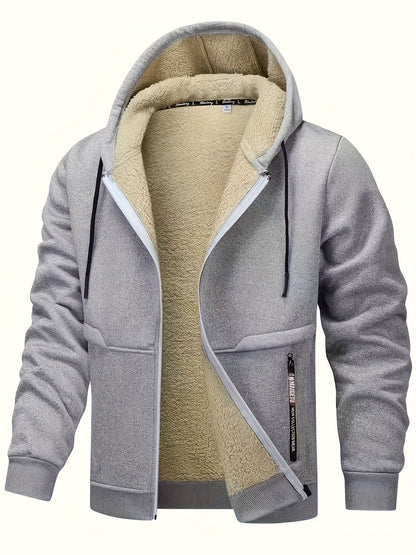 Men's Versatile Fleece Zip-Up Hoodie – view 9