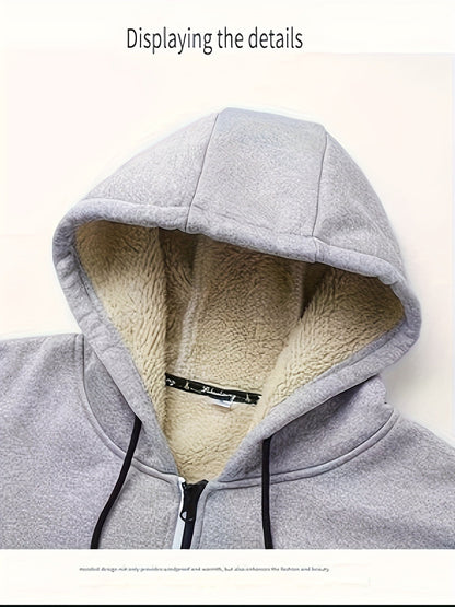 Men's Versatile Fleece Zip-Up Hoodie – view 10