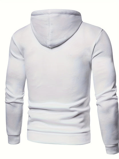 Men's Versatile Graphic Zip-Up Jacket detail view