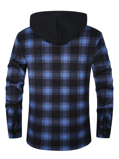 Men's Versatile Plaid Pullover Coat – view 12