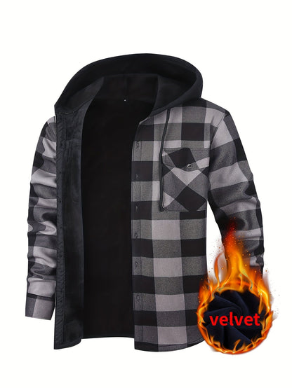 Men's Versatile Plaid Pullover Coat – view 15