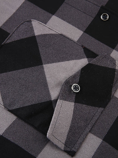 Men's Versatile Plaid Pullover Coat – view 16
