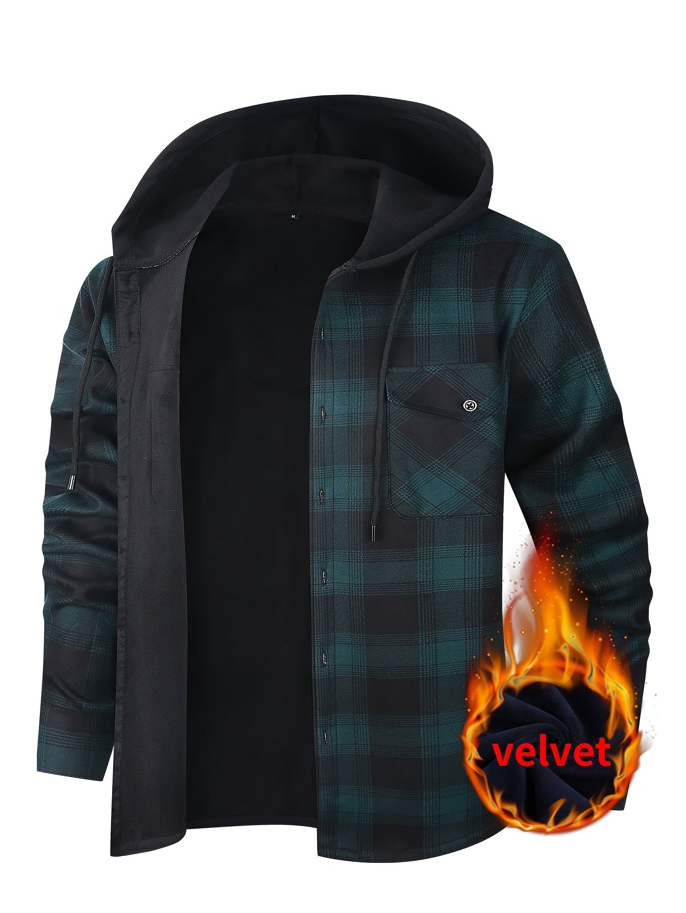Men's Versatile Plaid Pullover Jacket – view 15