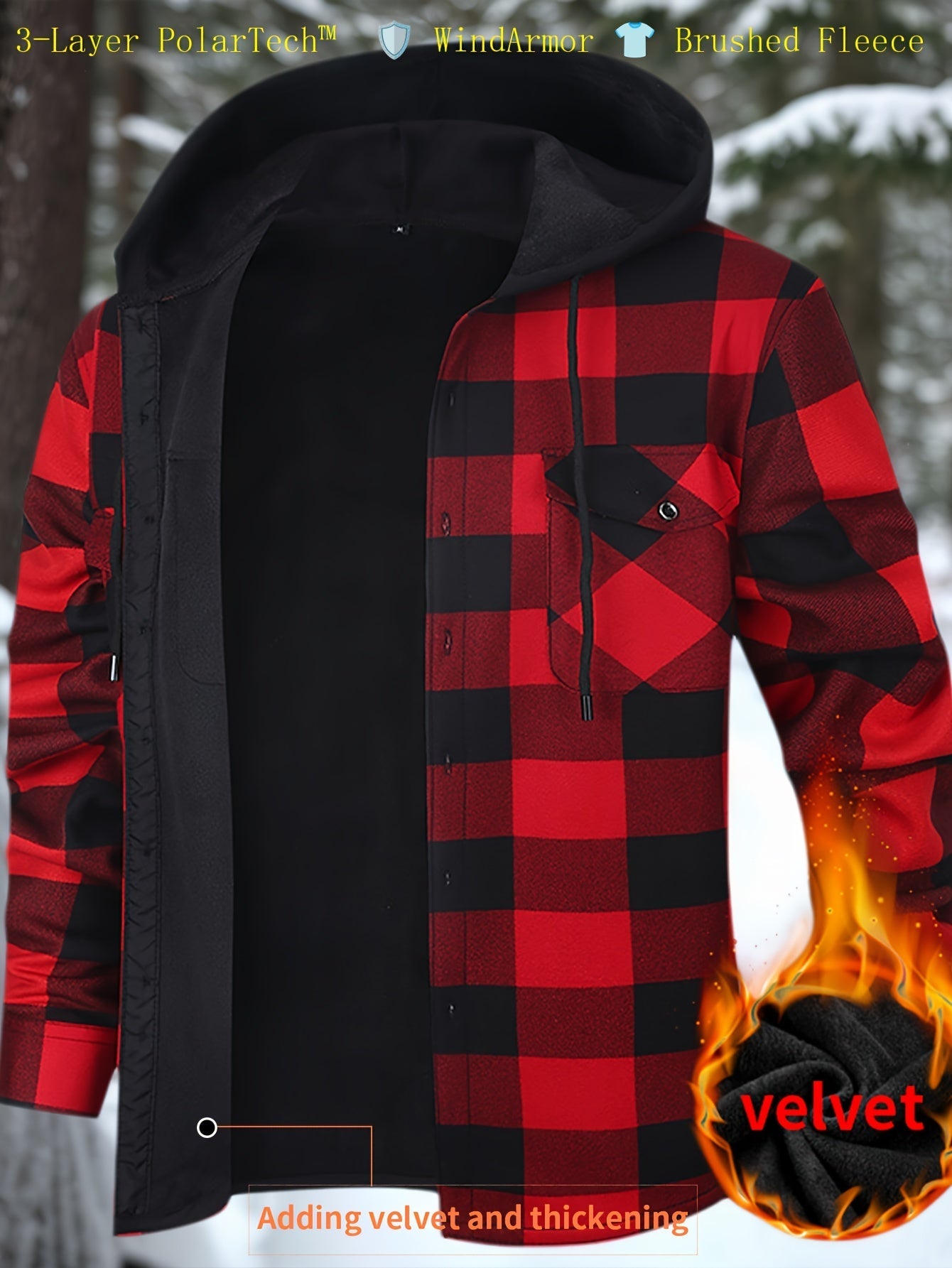 Men's Versatile Plaid Pullover Jacket – view 17