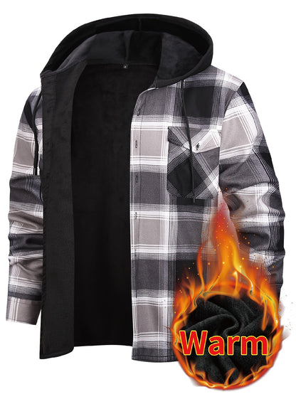 Men's Versatile Plaid Single-Breasted Blazer – main product image