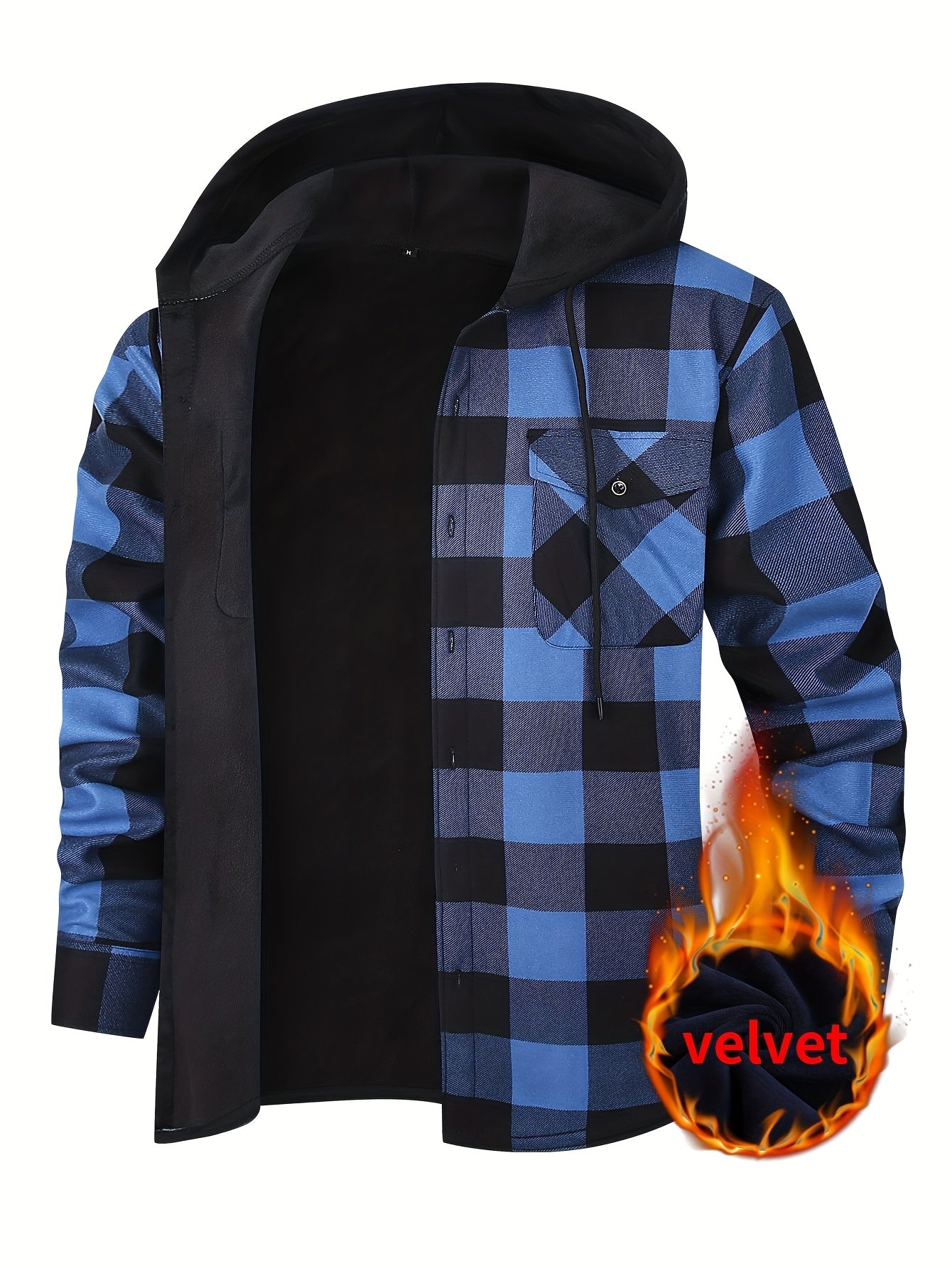 Men's Versatile Plaid Single-Breasted Blazer – view 4