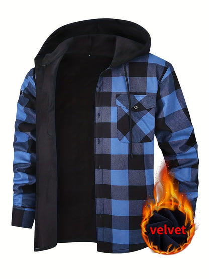 Men's Versatile Plaid Single-Breasted Blazer – view 4
