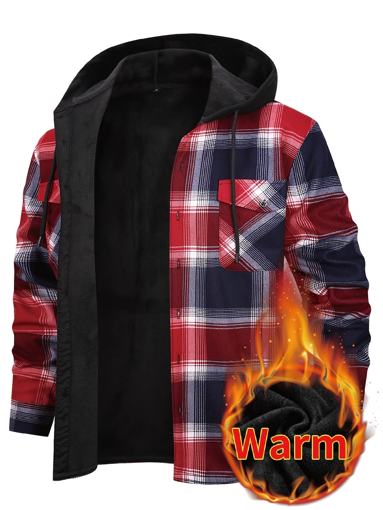Men's Versatile Plaid Single-Breasted Blazer – view 8