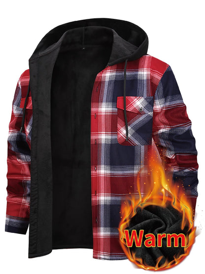 Men's Versatile Plaid Single-Breasted Blazer – view 8