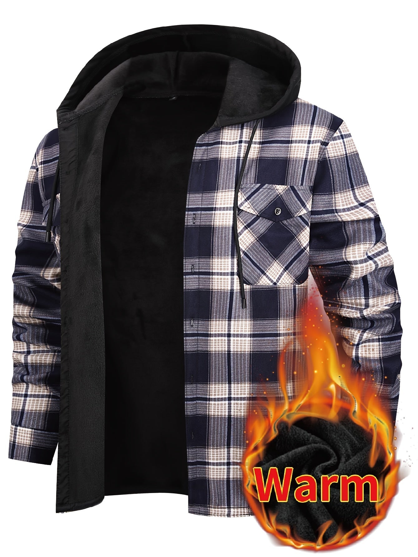 Men's Versatile Plaid Single-Breasted Blazer – view 9