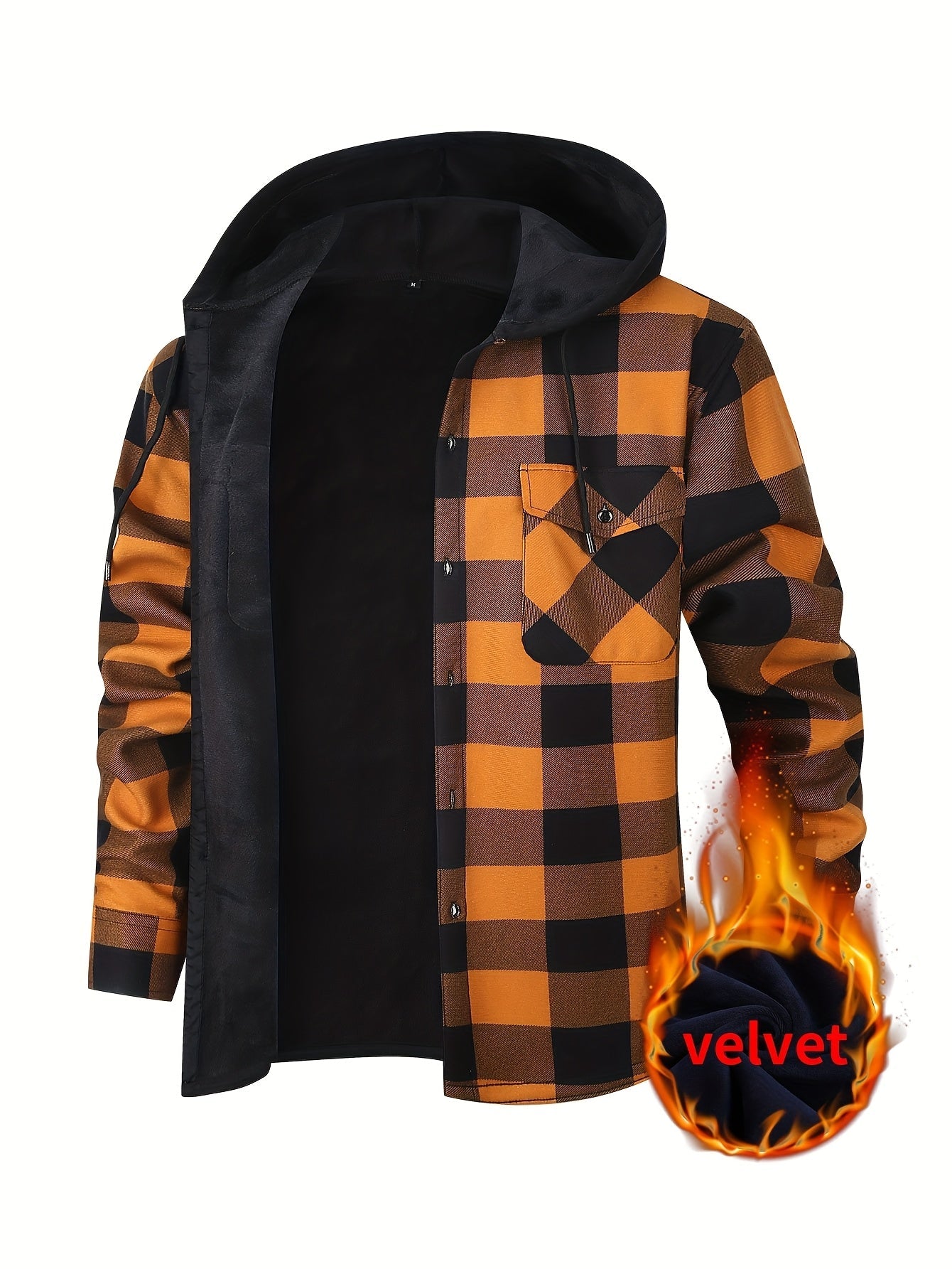 Men's Versatile Plaid Single-Breasted Blazer – Grey option – view 2