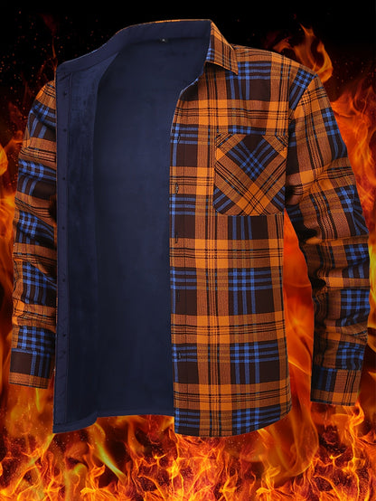Men's Versatile Plaid Single-Breasted Jacket – view 6