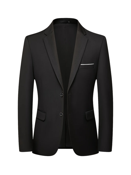Men's Versatile Pullover Blazer – Black option – main product image