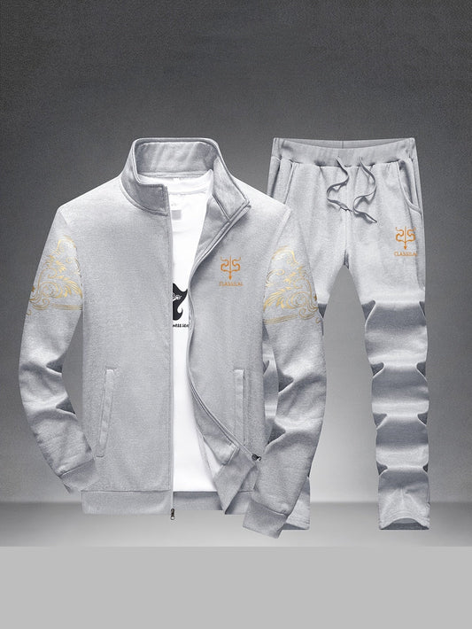 Men's Versatile Zip-Up Cardigan – Black – main product image