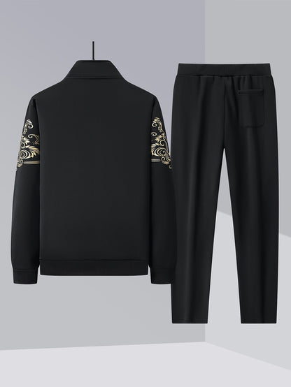 Men's Versatile Zip-Up Cardigan – Black – view 7