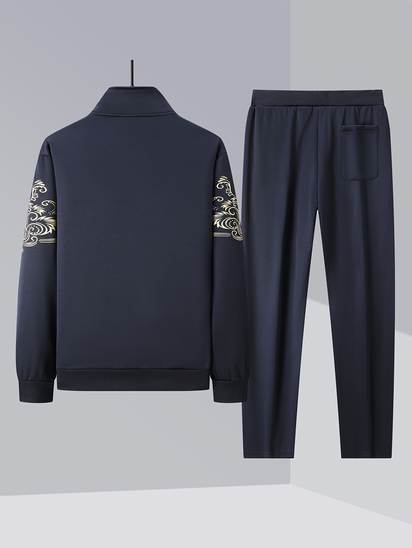 Men's Versatile Zip-Up Cardigan – Black – view 8