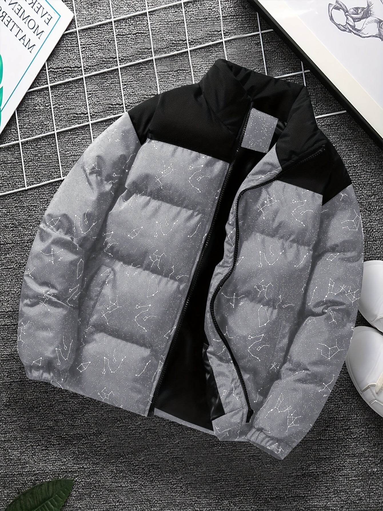 Men's Versatile Zip-Up Coat – Sizes S–XXL – Black option – view 3