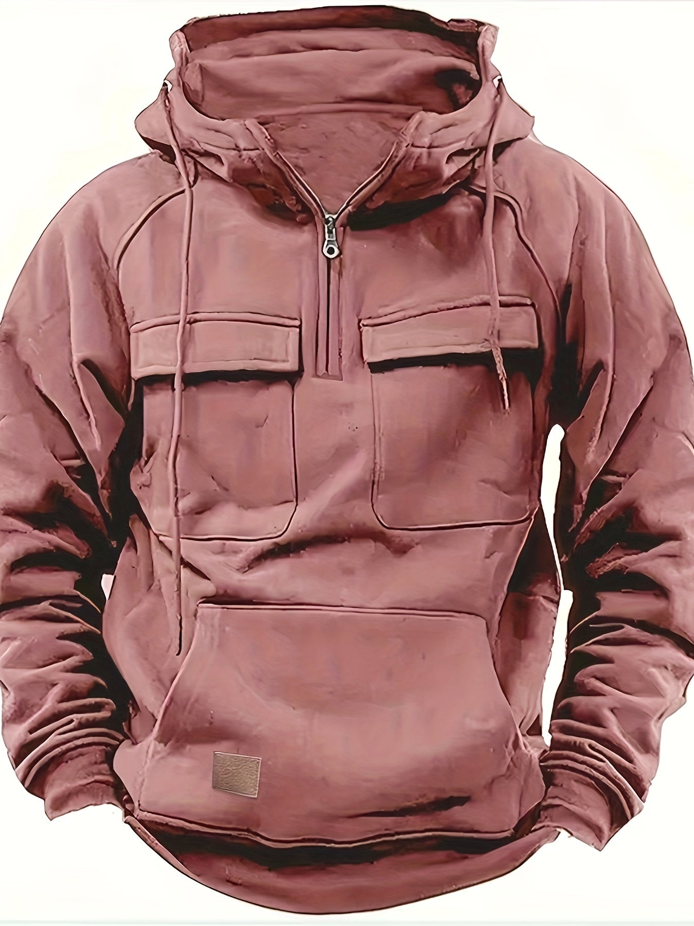 Men's Versatile Zip-Up Hoodie – Sizes 0XL–3XL – view 10