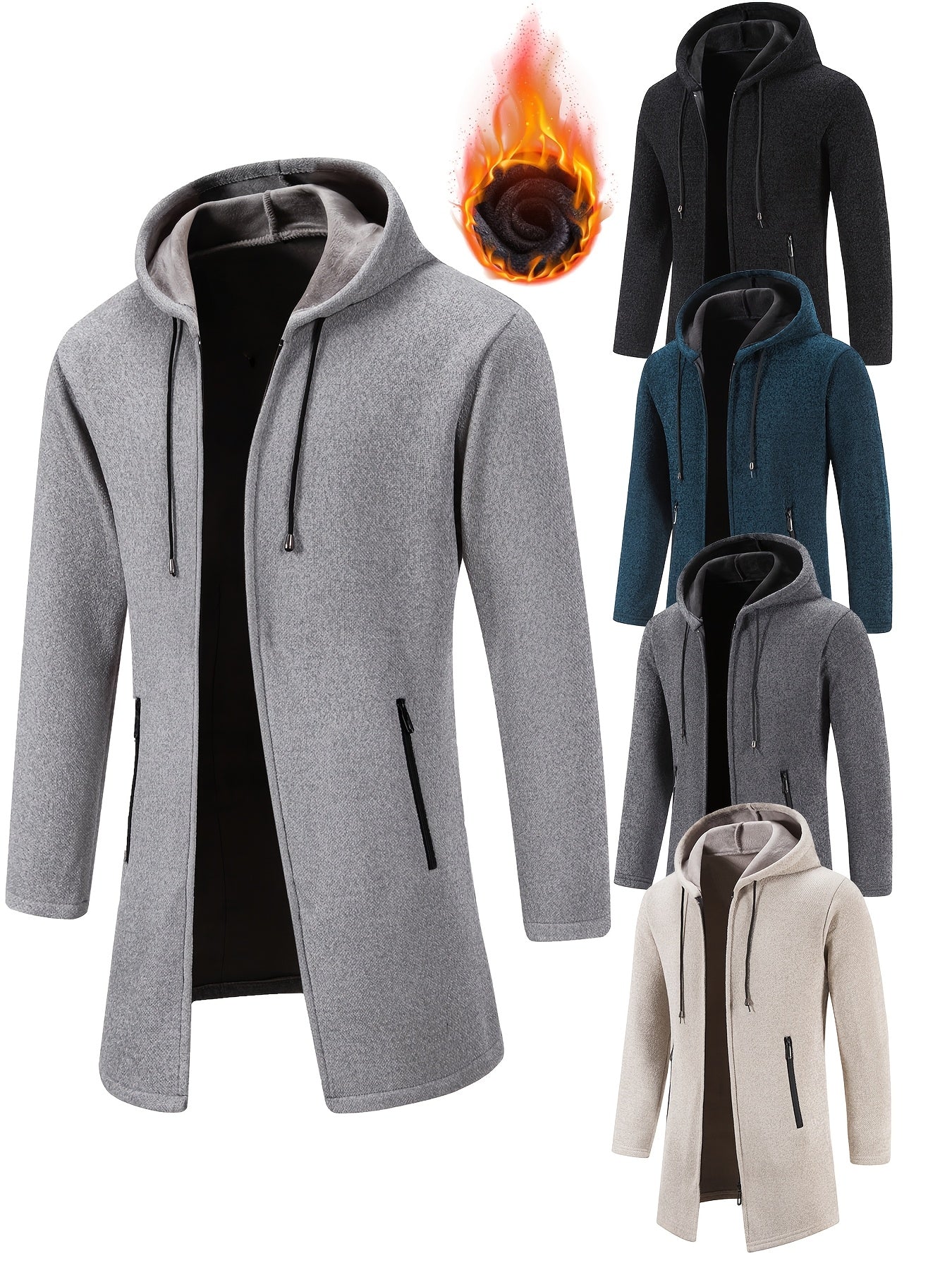 Men's Versatile Zip-Up Hoodie – Sizes S–XXL – view 13