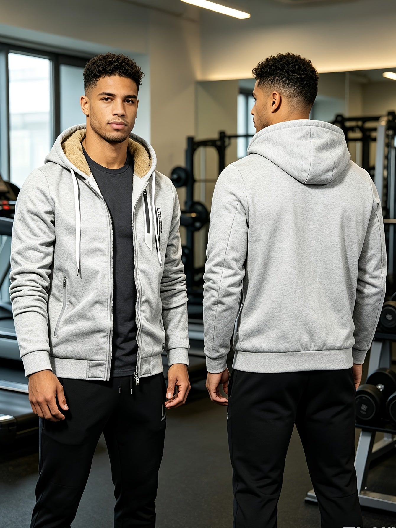 Men's Versatile Zip-Up Hoodie – Sizes XS–XXL – view 4