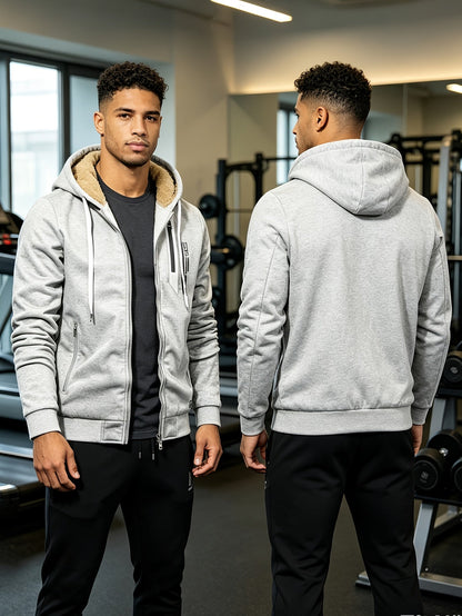 Men's Versatile Zip-Up Hoodie – Sizes XS–XXL – view 4