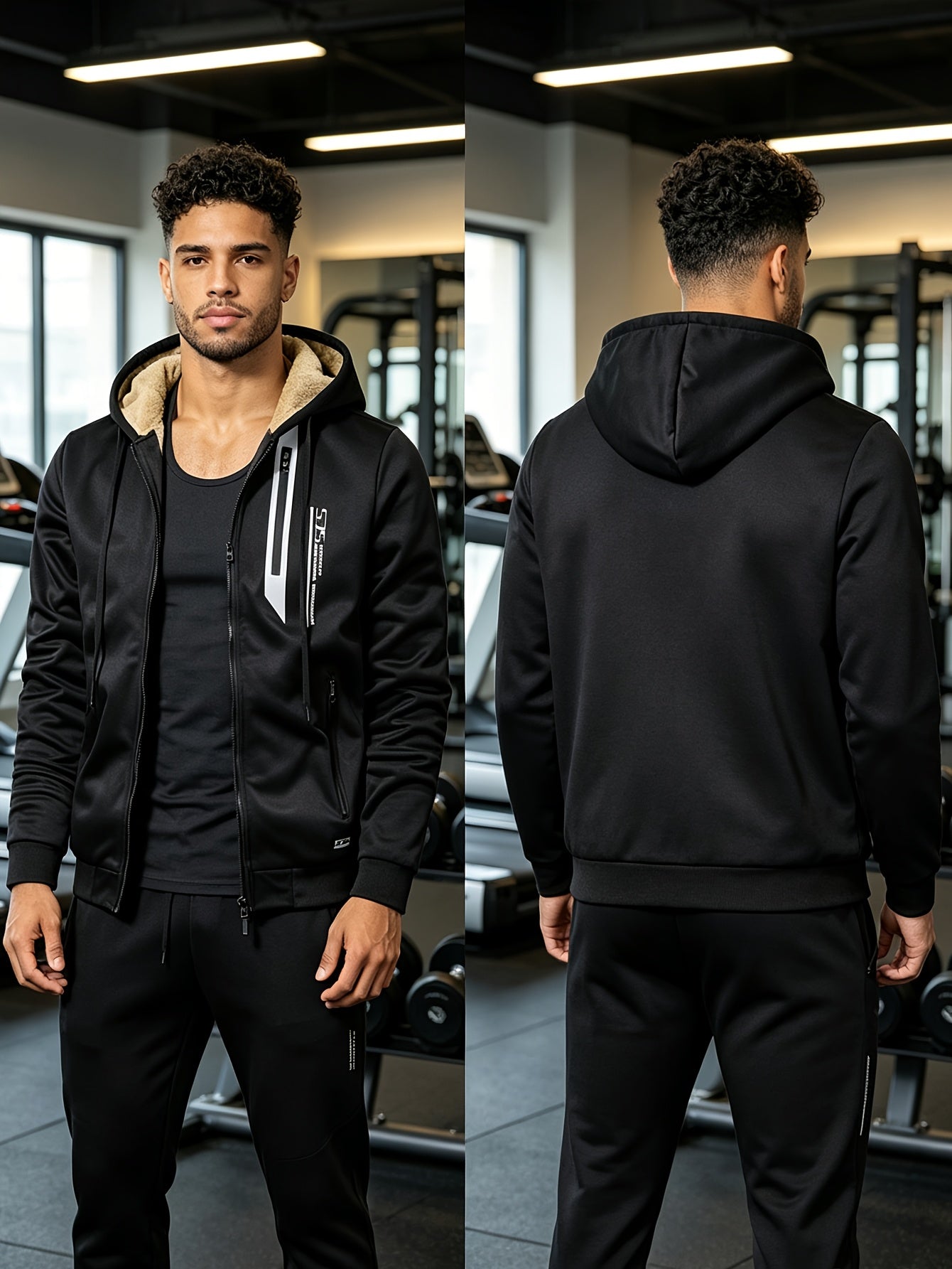 Men's Versatile Zip-Up Hoodie – Sizes XS–XXL – view 9