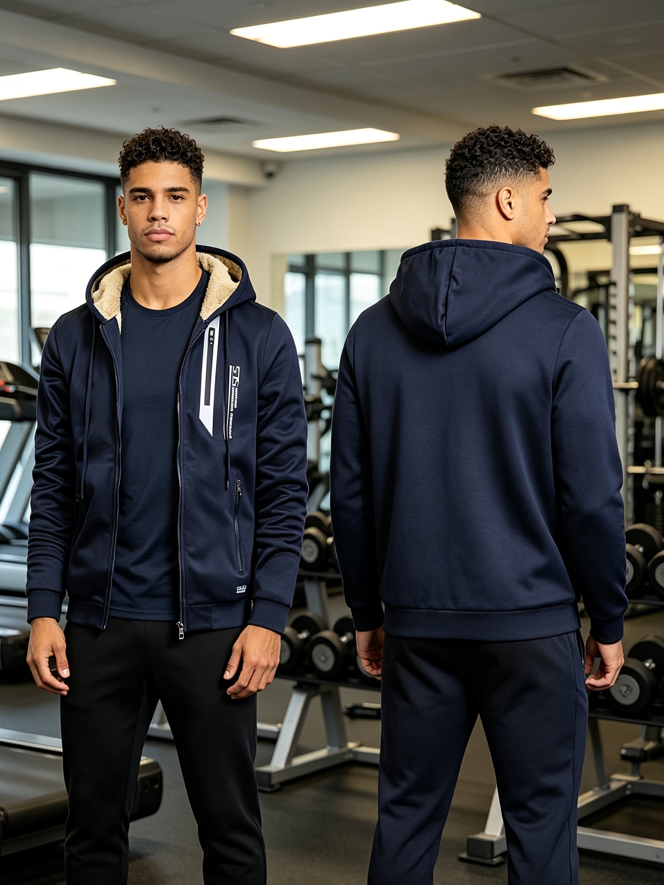 Men's Versatile Zip-Up Hoodie – Sizes XS–XXL – view 11