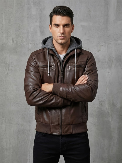 Men's Versatile Zip-Up Jacket – Black Colorway 57509 – main product image