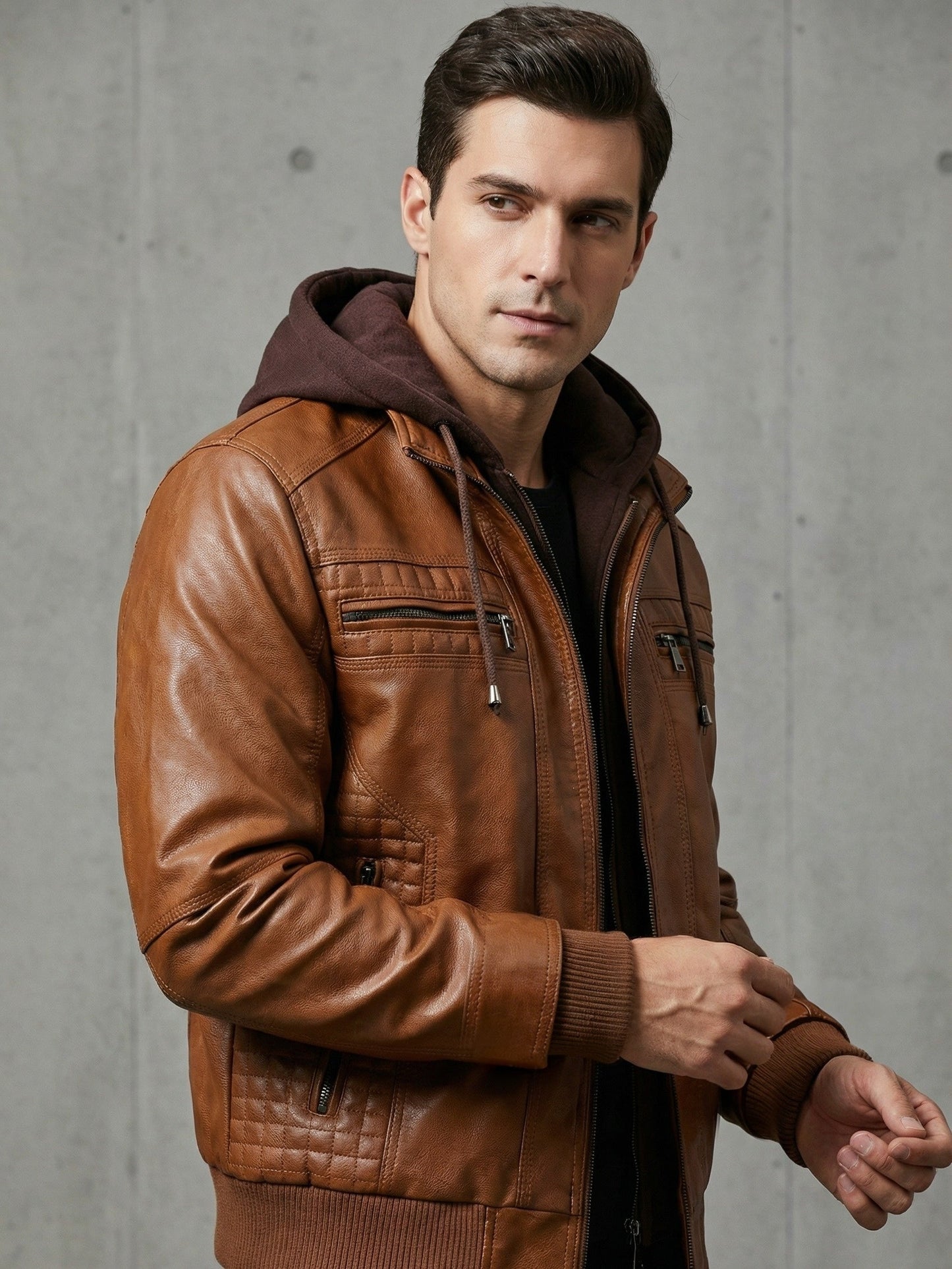 Men's Versatile Zip-Up Jacket – Black Colorway 57509 – view 2