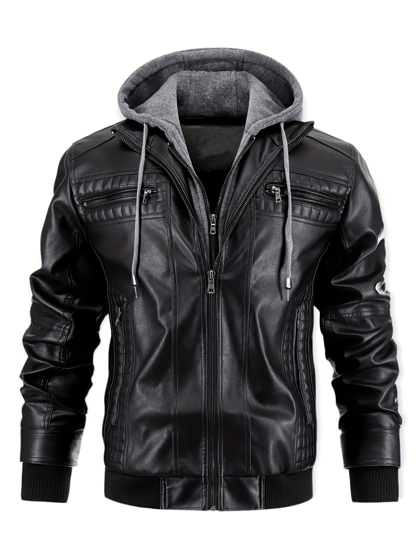 Men's Versatile Zip-Up Jacket – Black Colorway 57509 – view 10