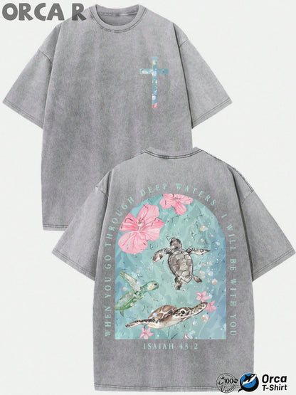 Men's Vintage Oversized T-Shirt - Round Neck Short Sleeve – view 10