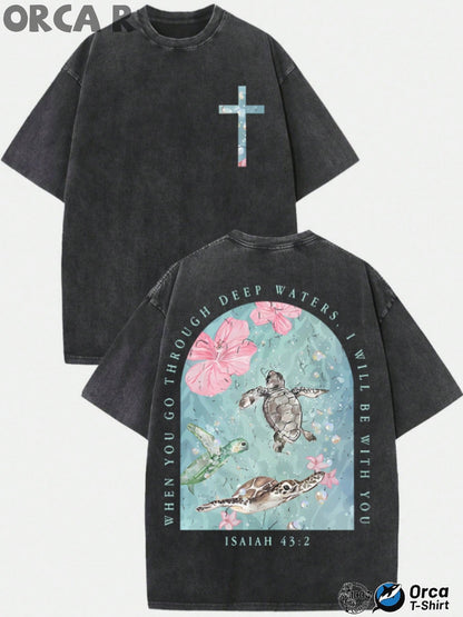 Men's Vintage Oversized T-Shirt - Round Neck Short Sleeve – view 19