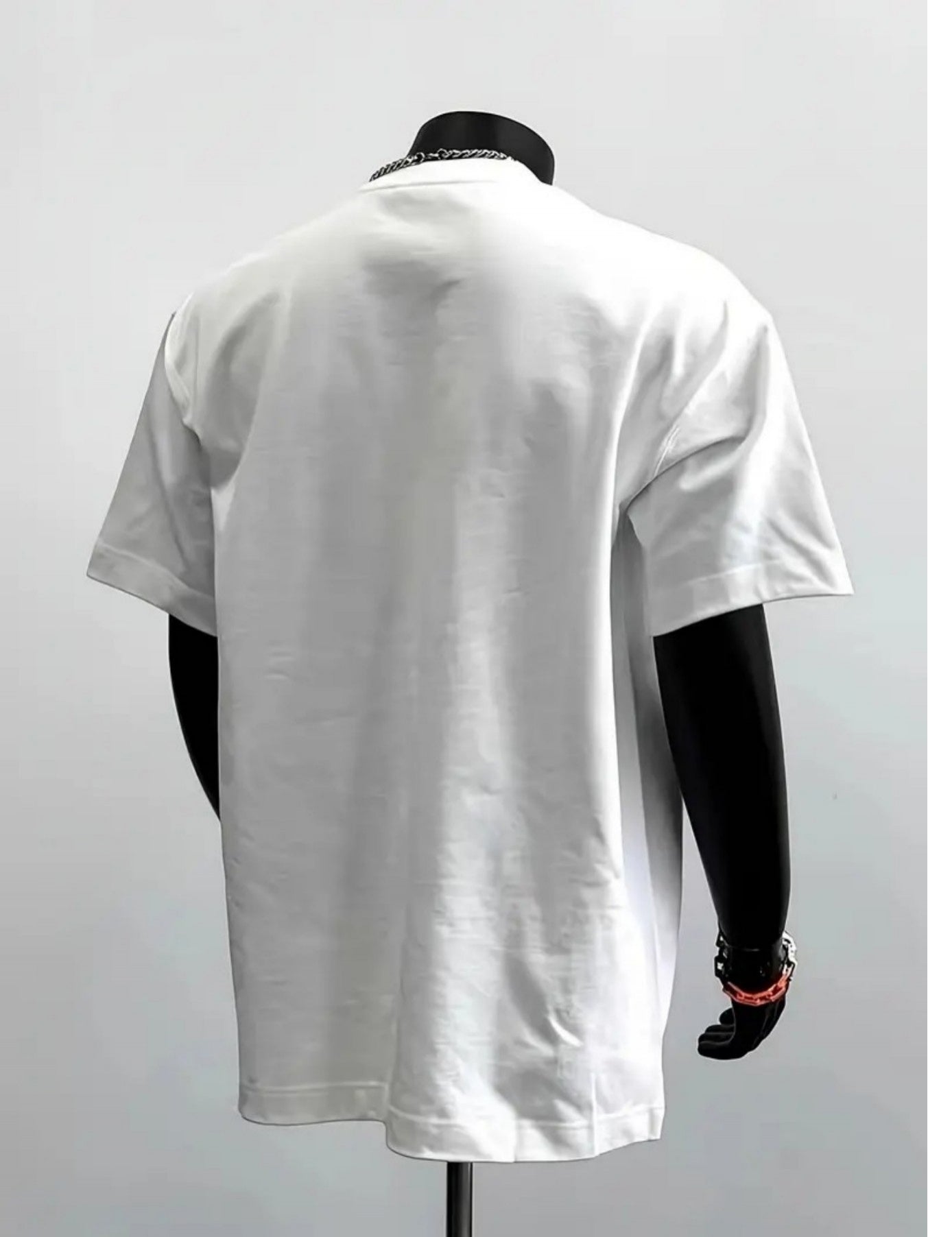 Men's Vintage T-Shirt - Round Neck Short Sleeve – White – view 10