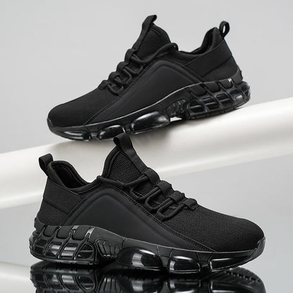 Men's Walking Shoes - Breathable Comfort & Lightweight Design – Black option – main product image