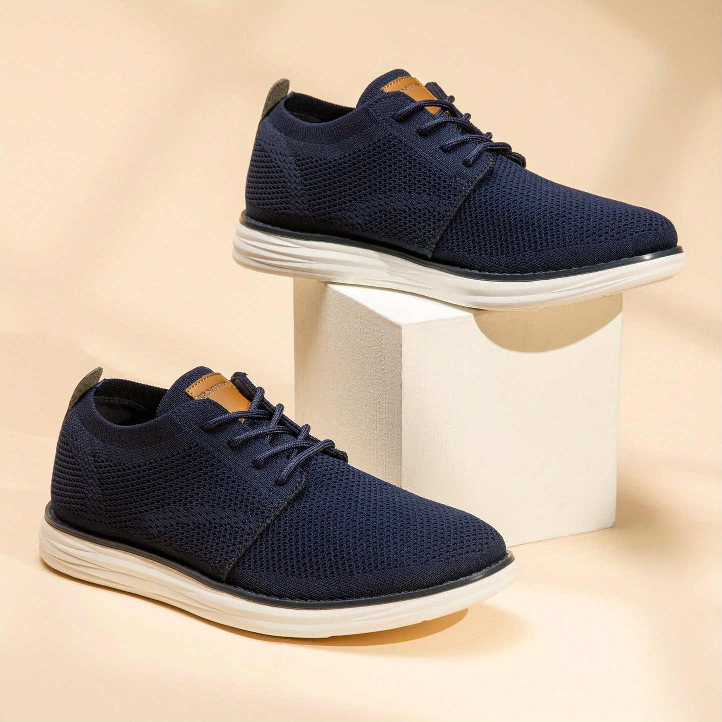 Men's Walking Shoes - Breathable Mesh & Lightweight – Black option – view 4