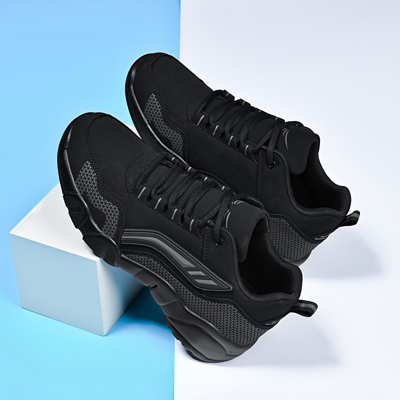 Men's Walking Shoes - Non-Slip Sole & Breathable Comfort – Black option – view 5