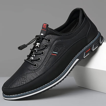 Men's Walking Shoes - Non-Slip Sole Lightweight for Outdoor & – Orange Lace – Orange option – view 4