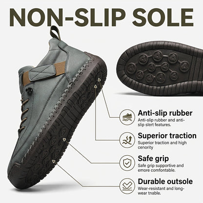 Men's Walking Shoes - Non-Slip Sole Platform Sole for Outdoor & – view 3