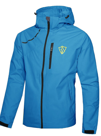 Men's Waterproof Pullover Coat detail view