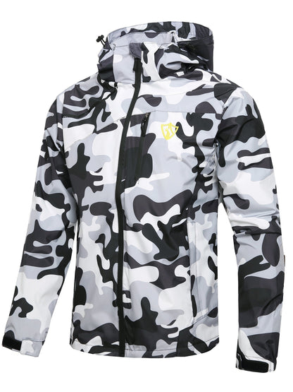 Men's Waterproof Pullover Coat detail view