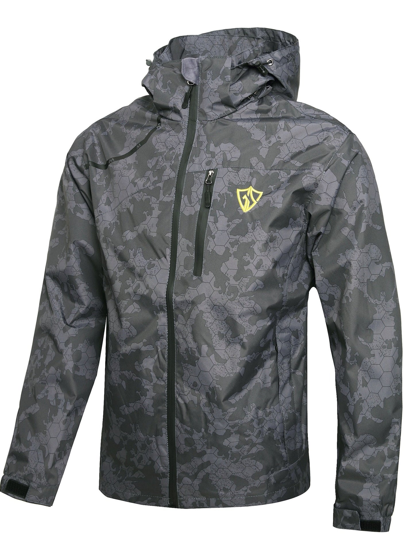 Men's Waterproof Pullover Coat – Grey option – view 2