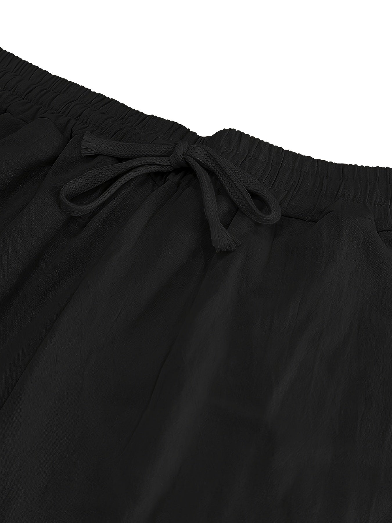 Men's Wide Leg Pants - Drawstring Waist – view 7