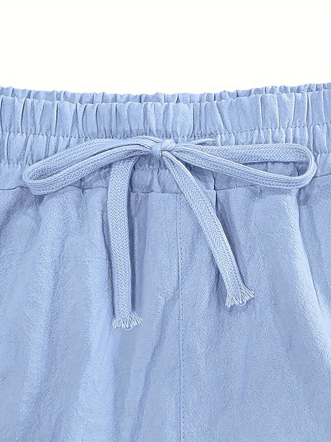 Men's Wide Leg Pants - Drawstring Waist – view 8