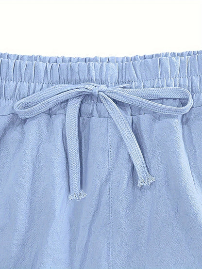 Men's Wide Leg Pants - Drawstring Waist – view 8