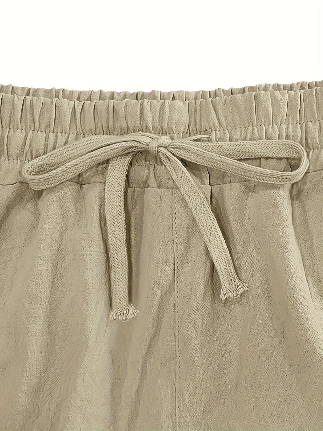 Men's Wide Leg Pants - Drawstring Waist – view 9