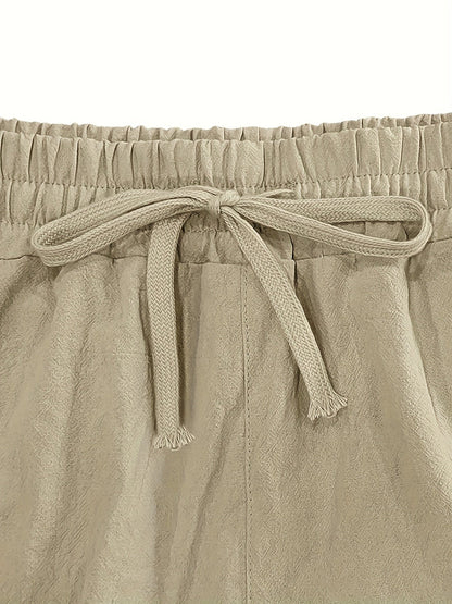 Men's Wide Leg Pants - Drawstring Waist – view 9