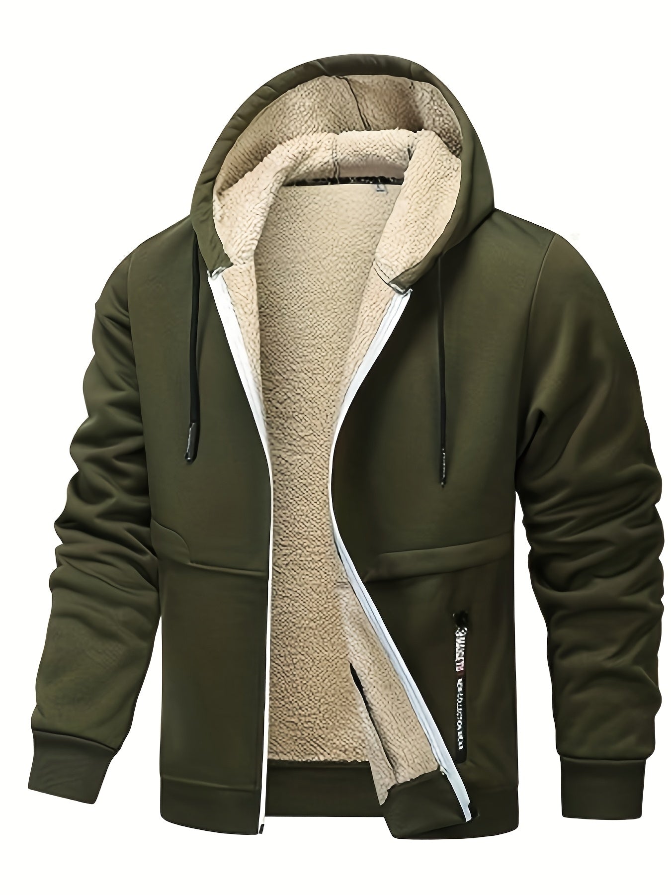Men's Windproof Fleece Pullover Coat – view 9