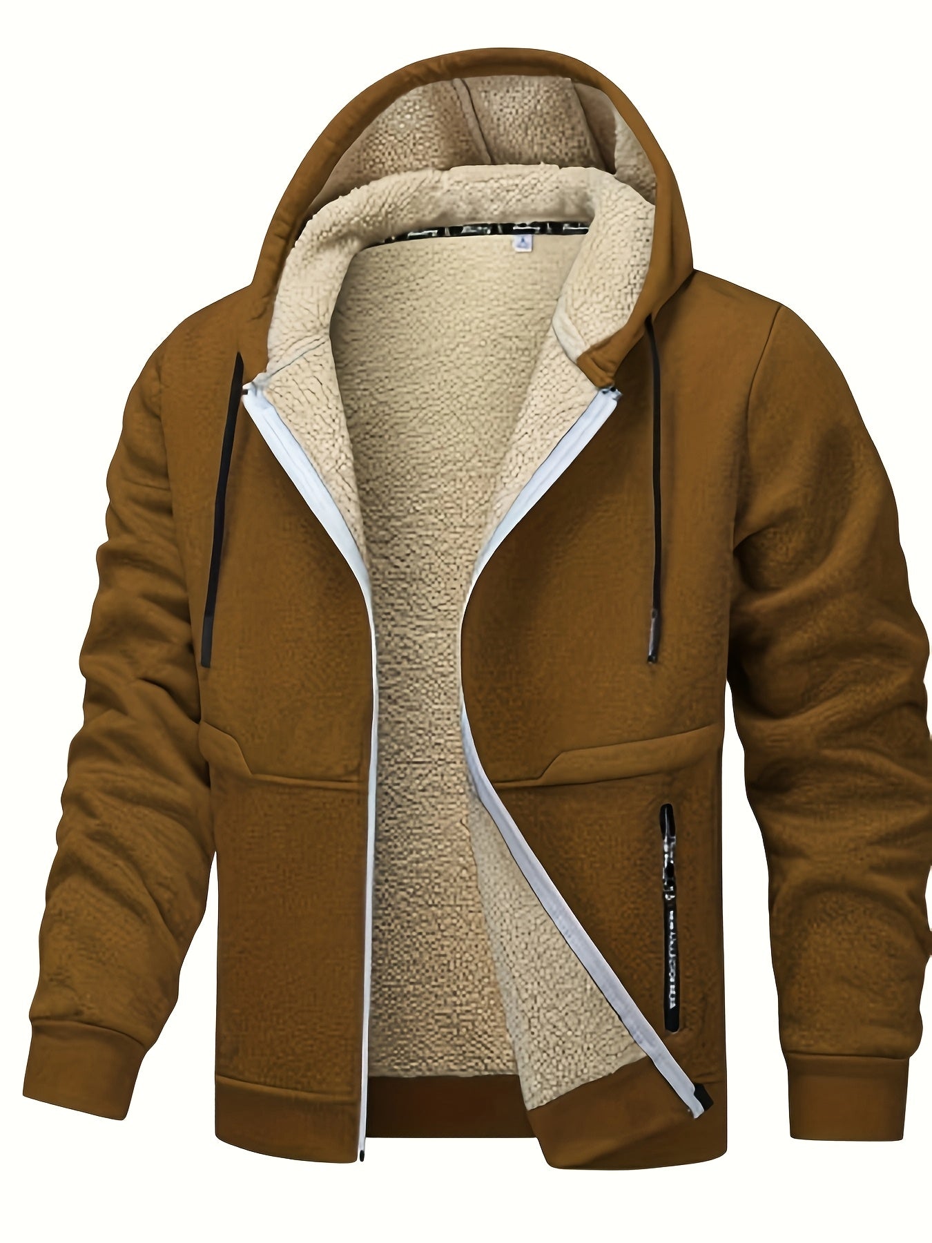 Men's Windproof Fleece Pullover Coat – view 12